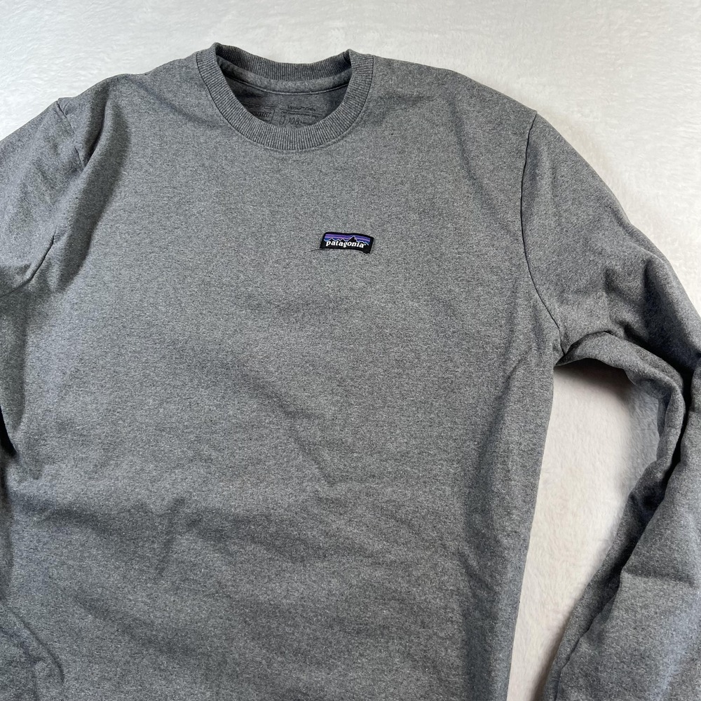 Patagonia Sweatshirt Mens Large Gray Uprisal Crew Fleece Pullover Logo Stretch